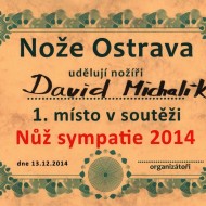 Nůž sympatie 2014